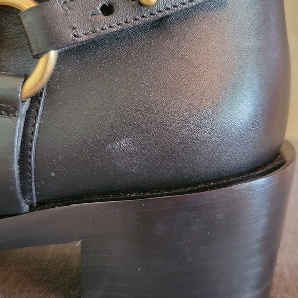 Gucci LIFFORD leather horsebit boots size 36 1/2, pull on - Picture 9 of 12